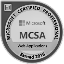 Microsoft Web Applications Certificate 